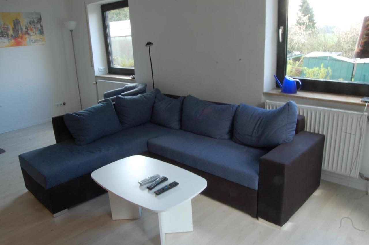 Wohnung Mit Kamin Terrasse Und Grill In Der Naehe Von Nuernberg Burgthann Kültér fotó