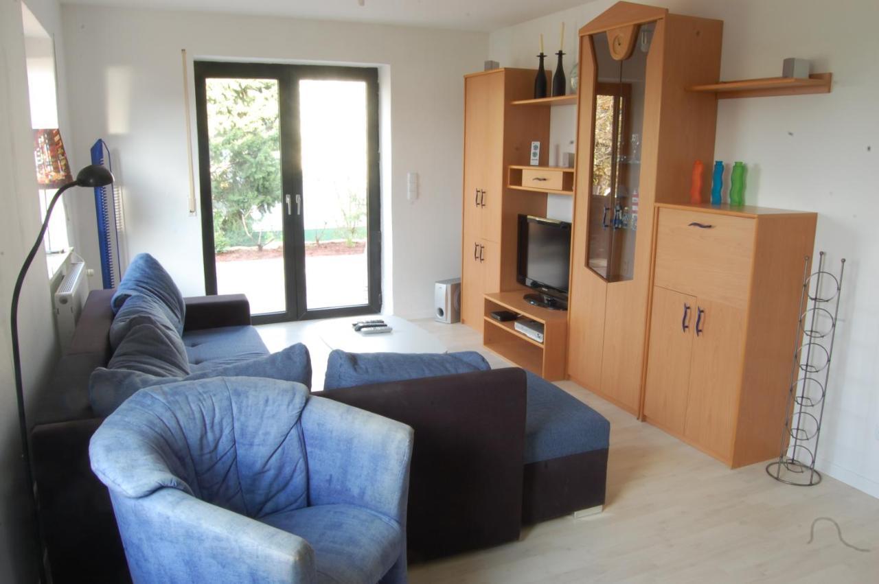 Wohnung Mit Kamin Terrasse Und Grill In Der Naehe Von Nuernberg Burgthann Kültér fotó